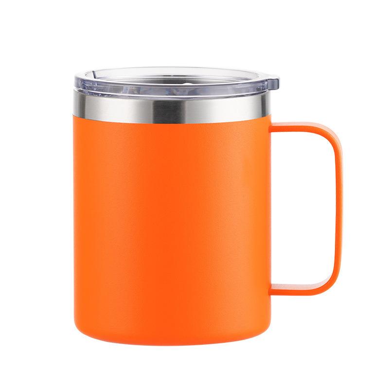 360ML Thermos Cup 314 Stainless Steel Office Vehicle Business Use Portable Handle Coffee Mug Men's and Women's Thermos Cup