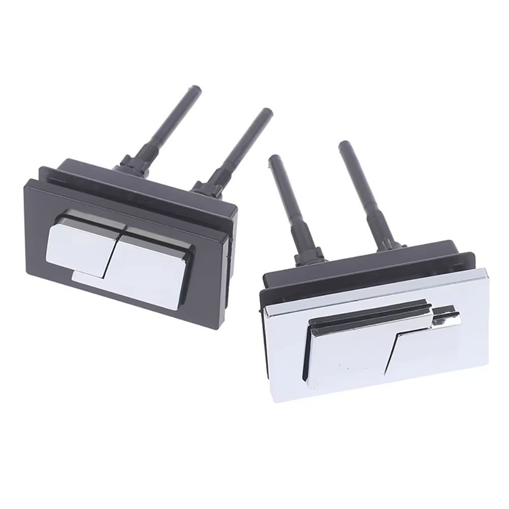 1Pcs Plastic Toilet Push Buttons Round/Square Shape Dual Flush Button Bathroom Accessories