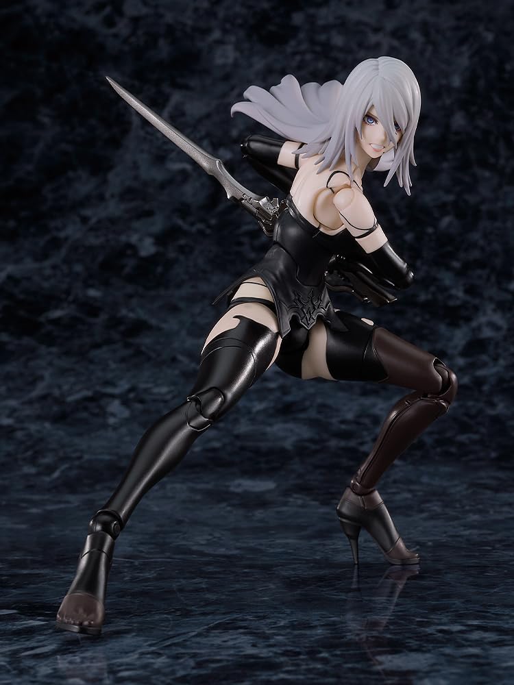Figma NieR Automata A2 Тип А пластиковая окрашенная подвижная фигурка Ver1.1a [ЙорХа №. 2] Немасштабный