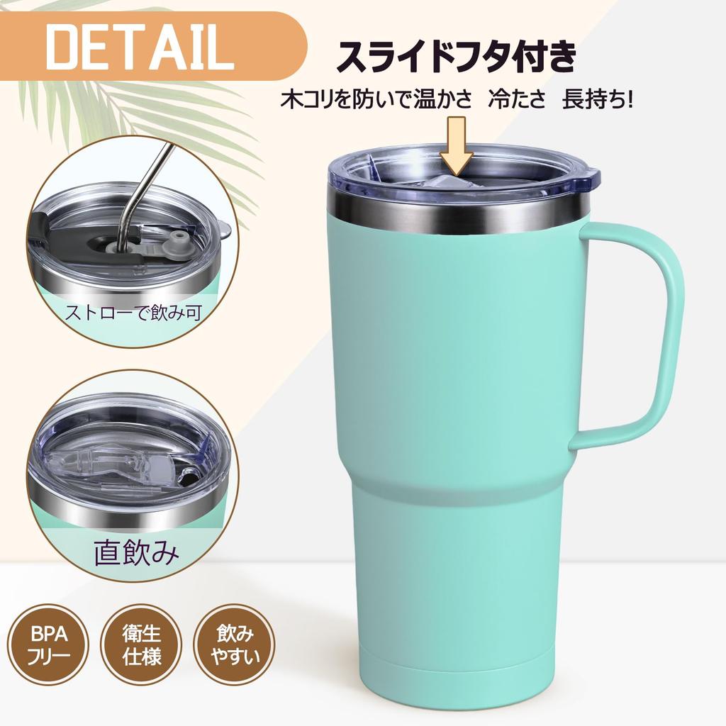 Livole Vacuum Insulated Stainless Steel Coffee Keeps Hot or 600ml Large with Travel Large Thermos with Perfect for and Carbonated Ideal for Outdoor