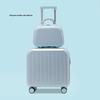 18-дюймовый сверхлегкий женский многофункциональный чемодан для ручной клади - Прочный, Надежный, Бесшумная дорожная тележка