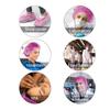 80pcs Waterproof Disposable Shower Cap Women's Shower Cap Head Cover Elastic Mouth Strip Plastic Pe Thickened Hair Dye