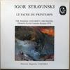 LP Record IGOR STRAVINSKY - THE WASEDA UNIVER - Le Sacre Du Printemps CAL1613 Calliope 1980 France Classical Used