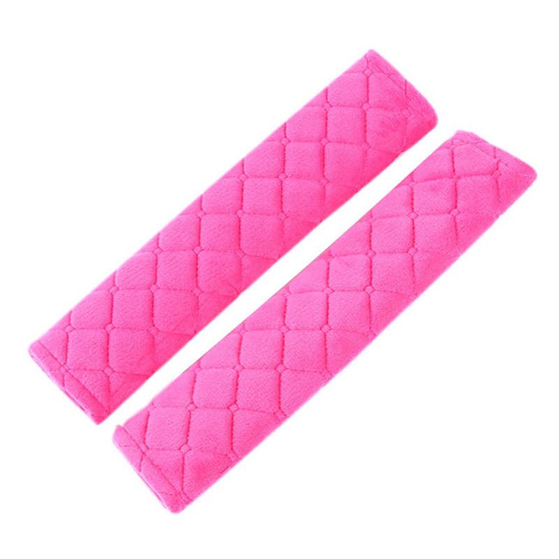 Универсальный автомобильный ремень безопасности, 2 шт., регулируемый мягкий плюшевый ремень для рюкзака для детей и взрослых, автомобильный ремень безопасности, подплечники, автоаксессуары