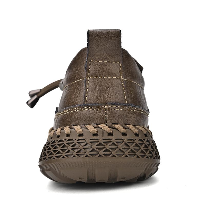 Мужская повседневная обувь из натуральной кожи ручной работы, удобные мокасины, мужская деловая обувь на плоской подошве, обувь для вождения