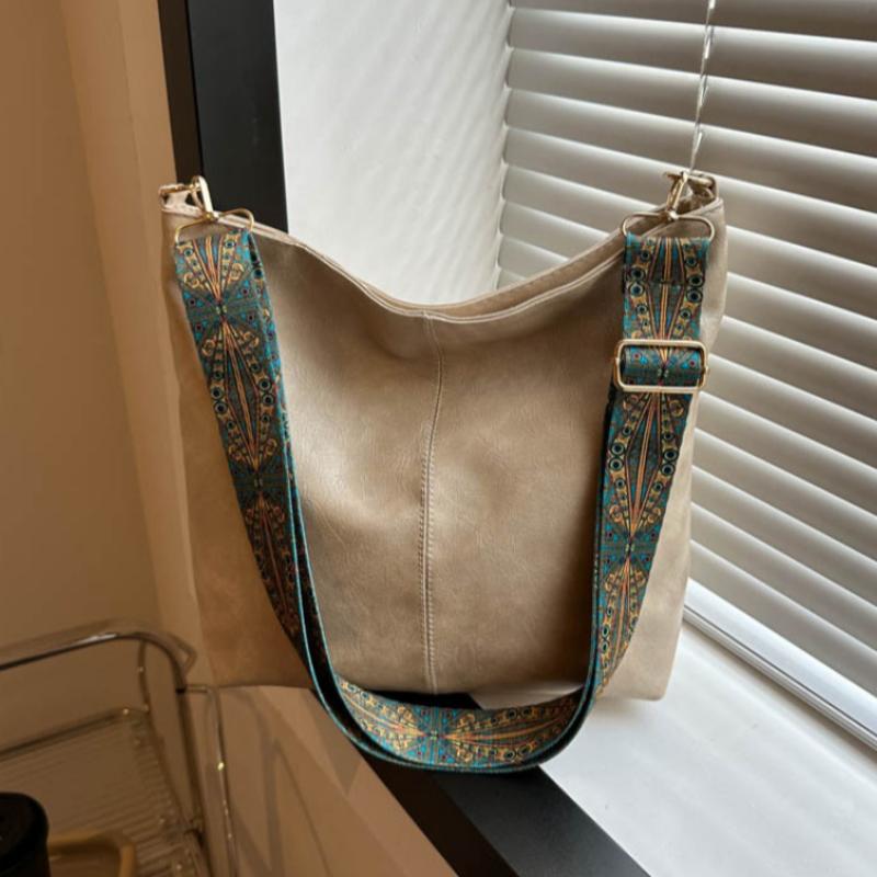 Popular New Fashion Portable Shoulder Crossbody Large Capacity Bucket Bag Women's Bag