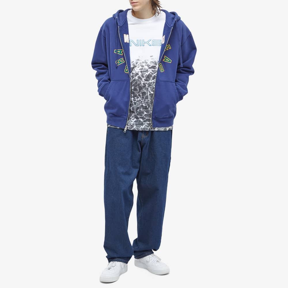 Nike Толстовка с круглым вырезом с узором и принтом, мужские топы, белые FB3030-100