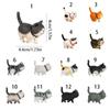 Resin Wardrobe Door Knob Handle Lovely Hanging Hooks Furniture Cat Shape Drawer Knobs  Kids Bedroom