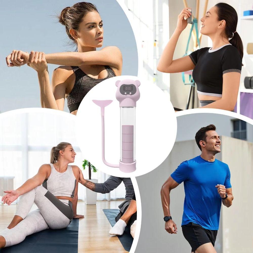 Deep Breathing Lung Capacity Expander Adjustable Resistance Breathing Training Device Men/ Women