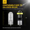 AUXITO 10Pcs W5W T10 LED Canbus Light No Error Car Interior Light 194 501 168 24SMD 3014 Chip Pure White Instrument Lights Auto