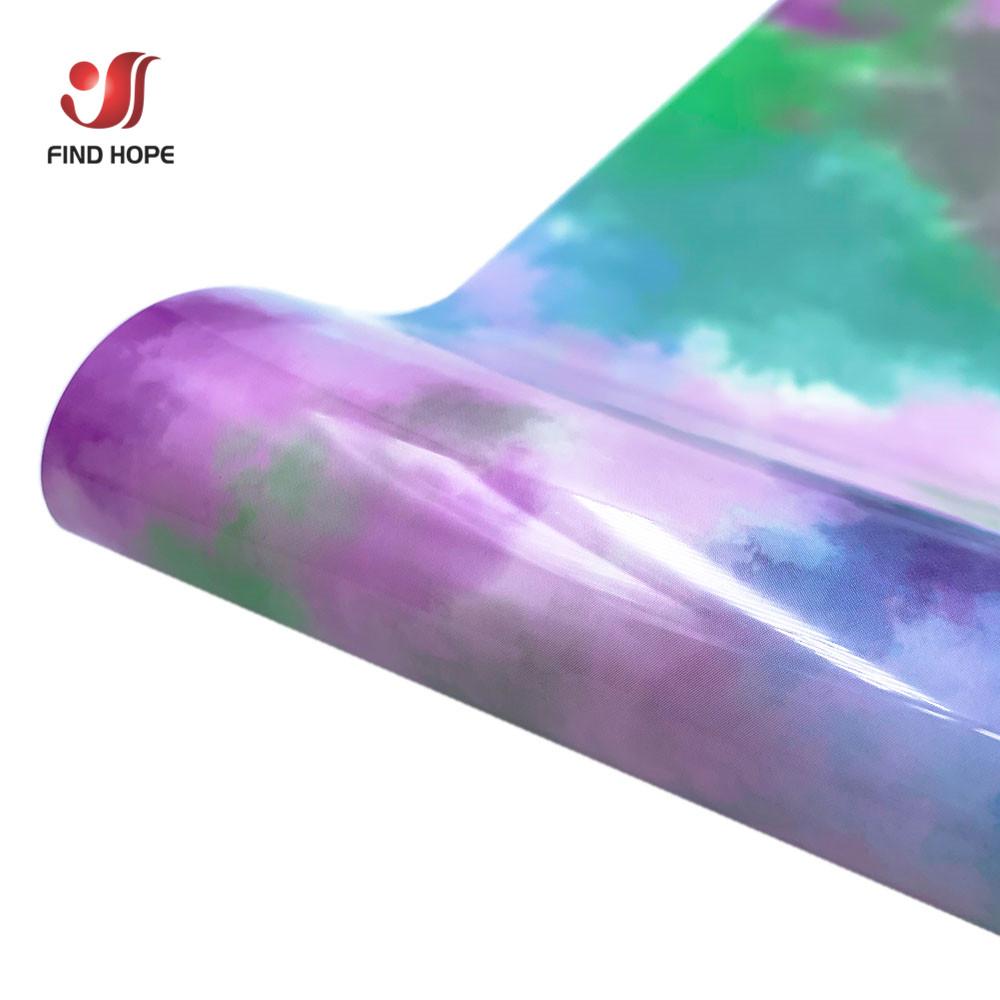 Clouds Watercolor Tie Dye HTV Iron on Tshirt Heat Transfer Vinyl Make Sign Pattern cut Film for Garment Bag Hat Fabric DIY