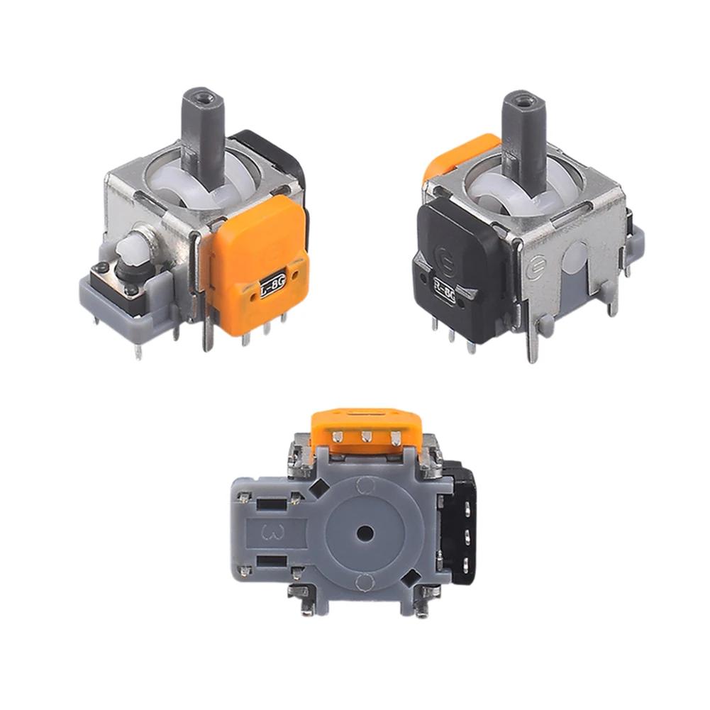 2PCS Hall Effect Joystick 3D Analog Sensor ThumbStick Replacement Game Controller Joystick Module 3D Analog Joystick for PS4/PS5