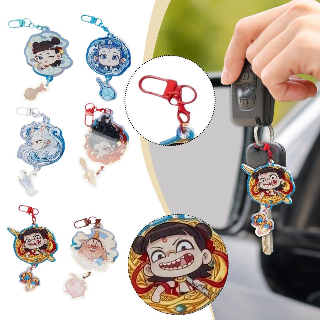 2D аниме брелок украшение подарок, брелок с персонажем мультфильма, креативный аниме товар аксессуар