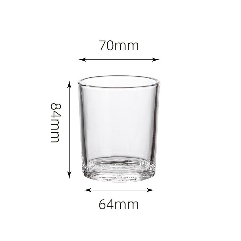 180 мл/230 мл Кофейные чашки Бокалы для вина Свадебная бутылка для воды Легкая посуда для напитков Прозрачная чайная посуда Модные стаканы для виски Тамблеры