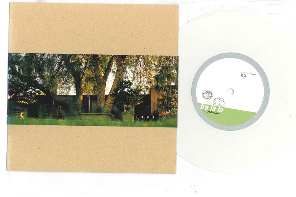 7inch Record TRA LA LA - Typewriter / Portia AG103 AUDRAGLINT 1999 US Dance & Electronica Used