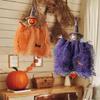 Halloween Decoration Pumpkin Ghost Witch Doll Pendant Haunted House Party Props Halloween Ornament Crafts For Shops Parties Bars