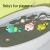 Заводные игрушки для ванной: Желтая утка и черепаха рыба-клоун для детей