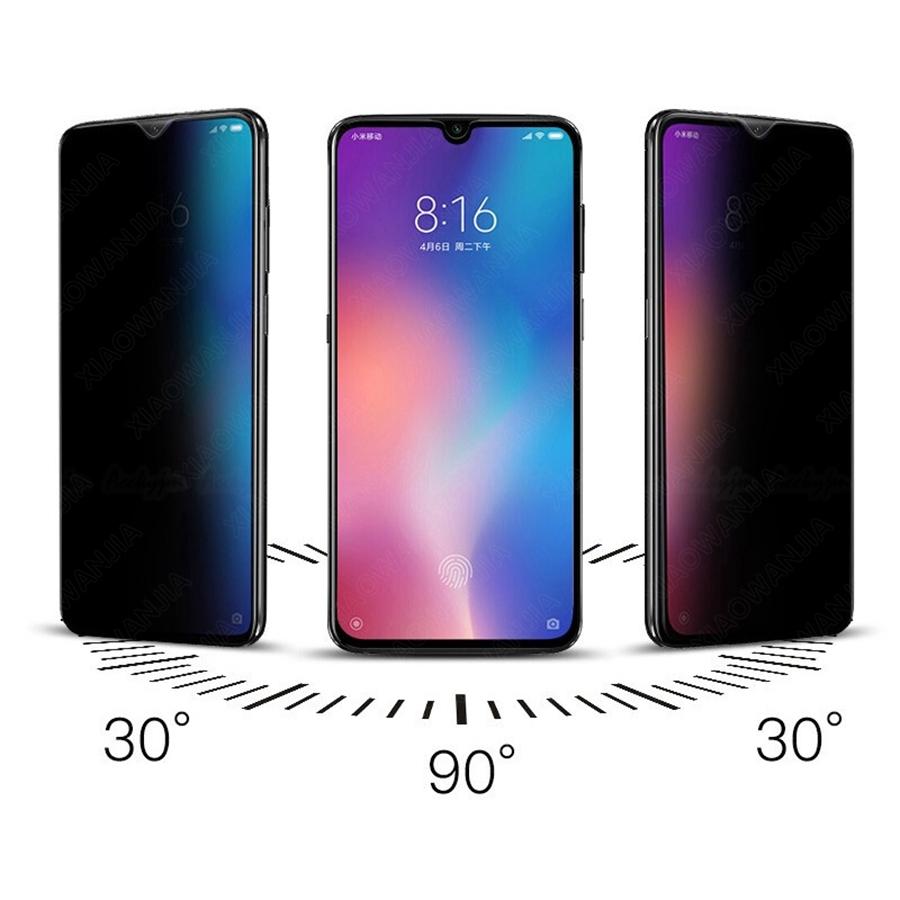 Антишпионская защита для конфиденциальности из закаленного стекла Xiaomi Redmi Note 7 8 9 10 Pro 10T k20 k30 k40