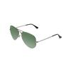 Ray-Ban Solid Colour Temples International Edition Alloy Metal Aviator Sunglasses Unisex Couple Gun Colour