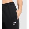 Gymshark Тренировочные флисовые прямые штаны-джоггеры черного цвета B3c1r Bb2j