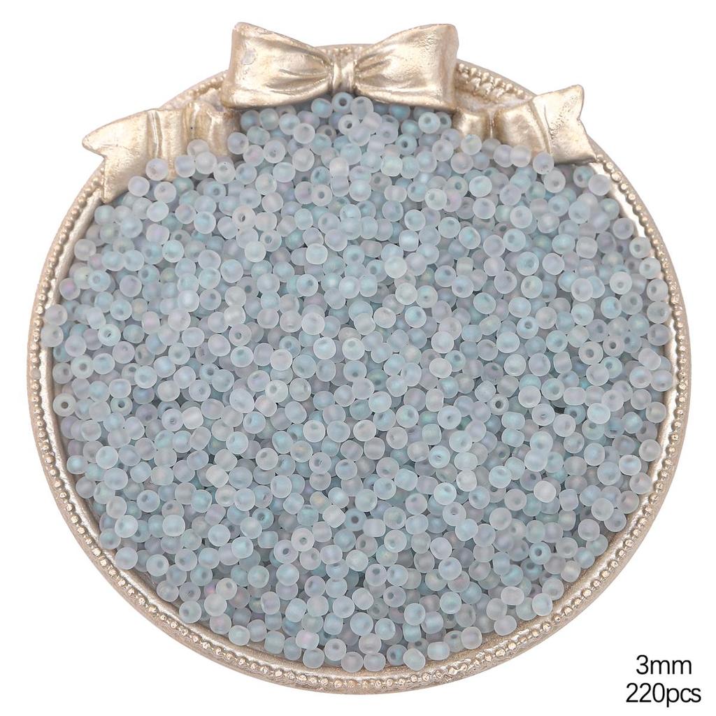 Высококачественные матовые стеклянные бусины-бисер разных цветов для изготовления украшений своими руками