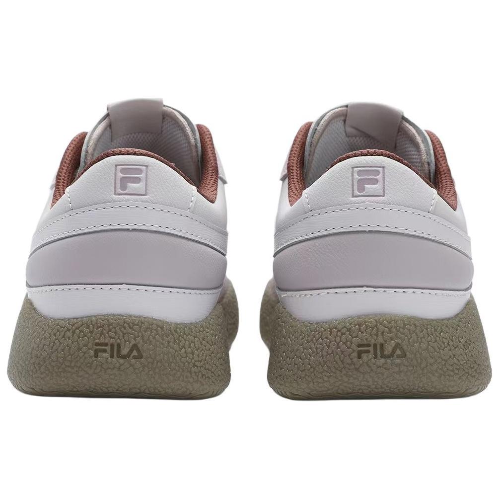Fila Пингвин Удобные Универсальные Низкие Кеды для Скейтбординга Женские кроссовки Белые Розовые F12W512207FGV