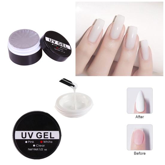 Yousheng 20g Nail Extension Gel Excellent Saturation Quick Drying Various Colors Clear Quick Building Nails Finger Manicure Gel for Lady