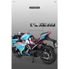 1/12 Spring Breeze 250SR Simulation Alloy Diecast Motorcycle Model Shock Absorbers Sound and Light Collection Toy for Kids Gifts