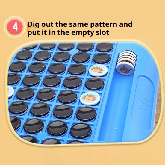 Игра в шахматы «Реверси» для детей, 2 игрока, мультяшные животные, переворачивающие шахматы, игра на сопоставление, тренировка внимания, развивающая память для малышей, игрушка