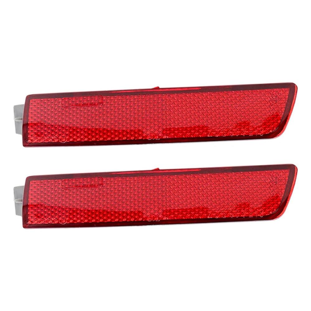 Car Rear Bumper Reflector Lamp Light Left+Right Lens For Nissan Sentra Infiniti