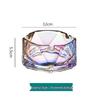Qianxing Hexagonal Glass Crystal Ashtray