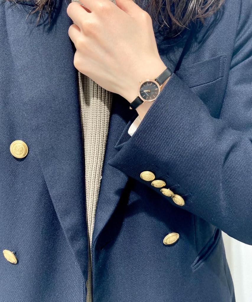 Классические мини-часы черного цвета [Bering] 11022-466