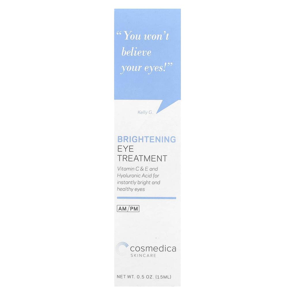 Cosmedica Skincare Brightening Eye Treatment, 0.5 Oz (15 Ml)