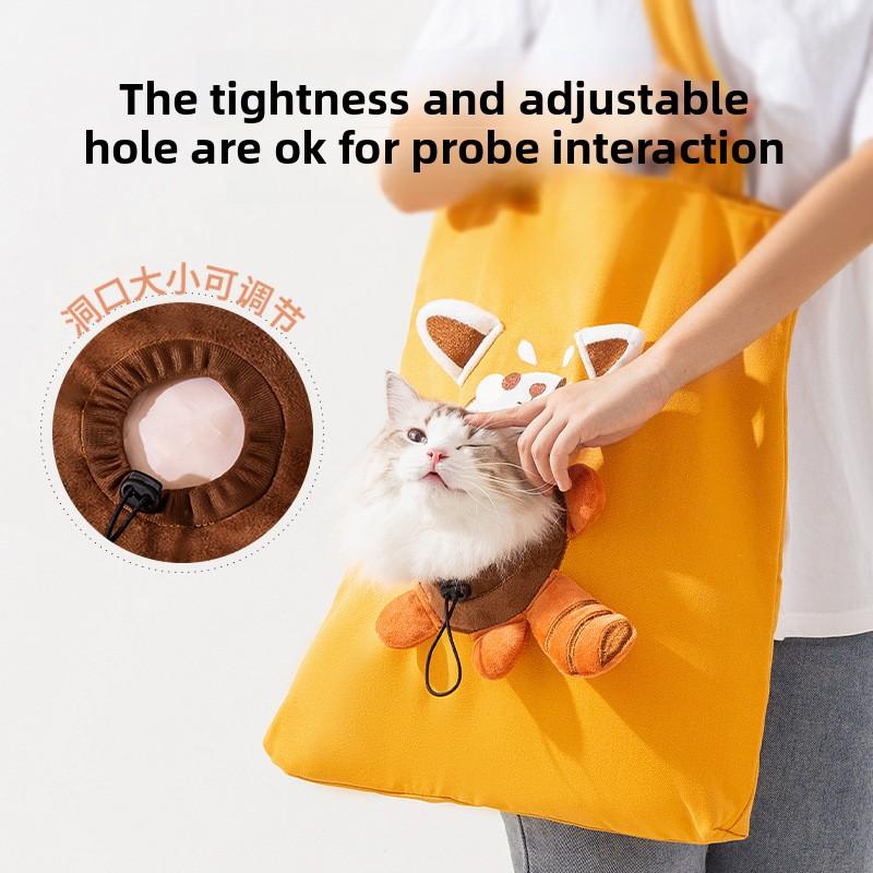 Сумка для домашних животных All Seasons Go Out Cat Probe Messenger Bag Dog Cute Animal Холщовая сумка Кошка Сумка-кошка Сумка