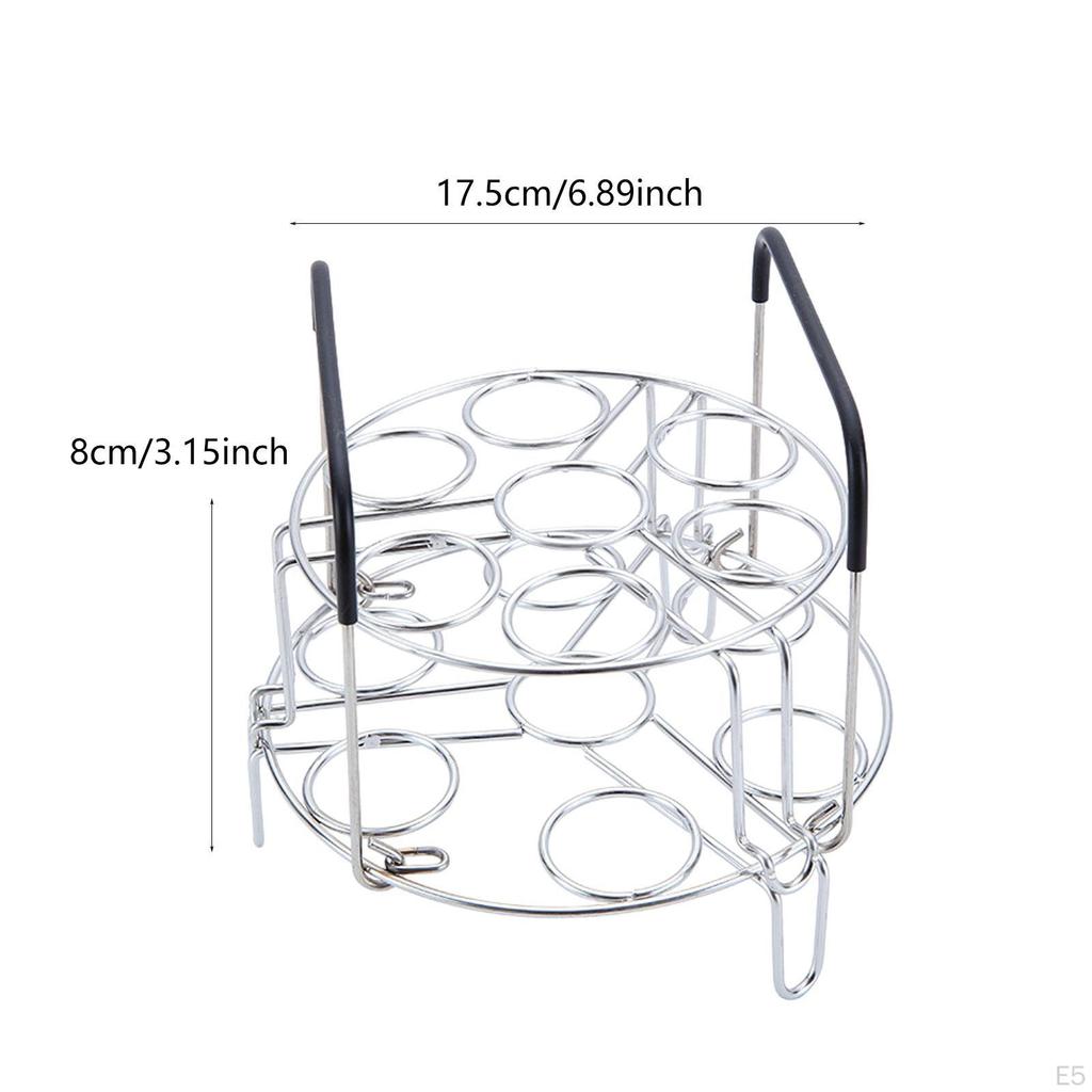 Egg Steamer Rack Steaming Stand Accessories Cooking Gadget Simple, Stainless Steel, Eggs
