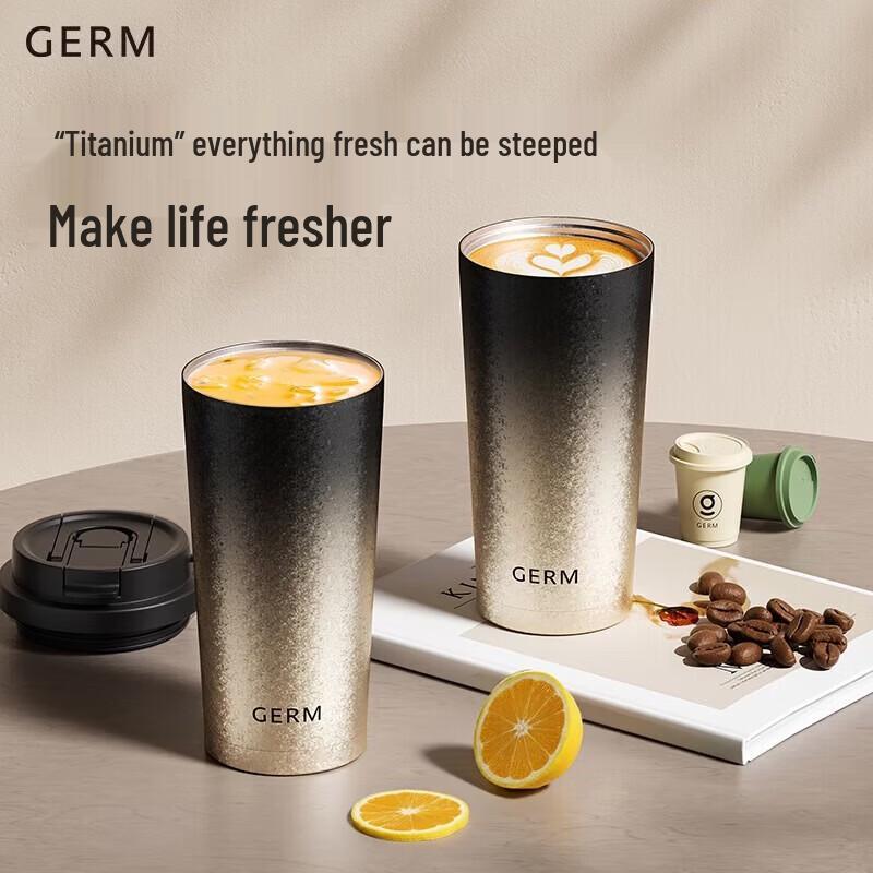 Термобутылка Germ из чистого титана с двойными стенками
