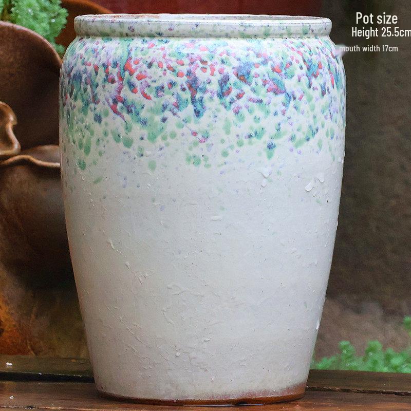 Специальное предложение: Высокий ретро-керамический цветочный горшок для суккулентов или зеленого редиса