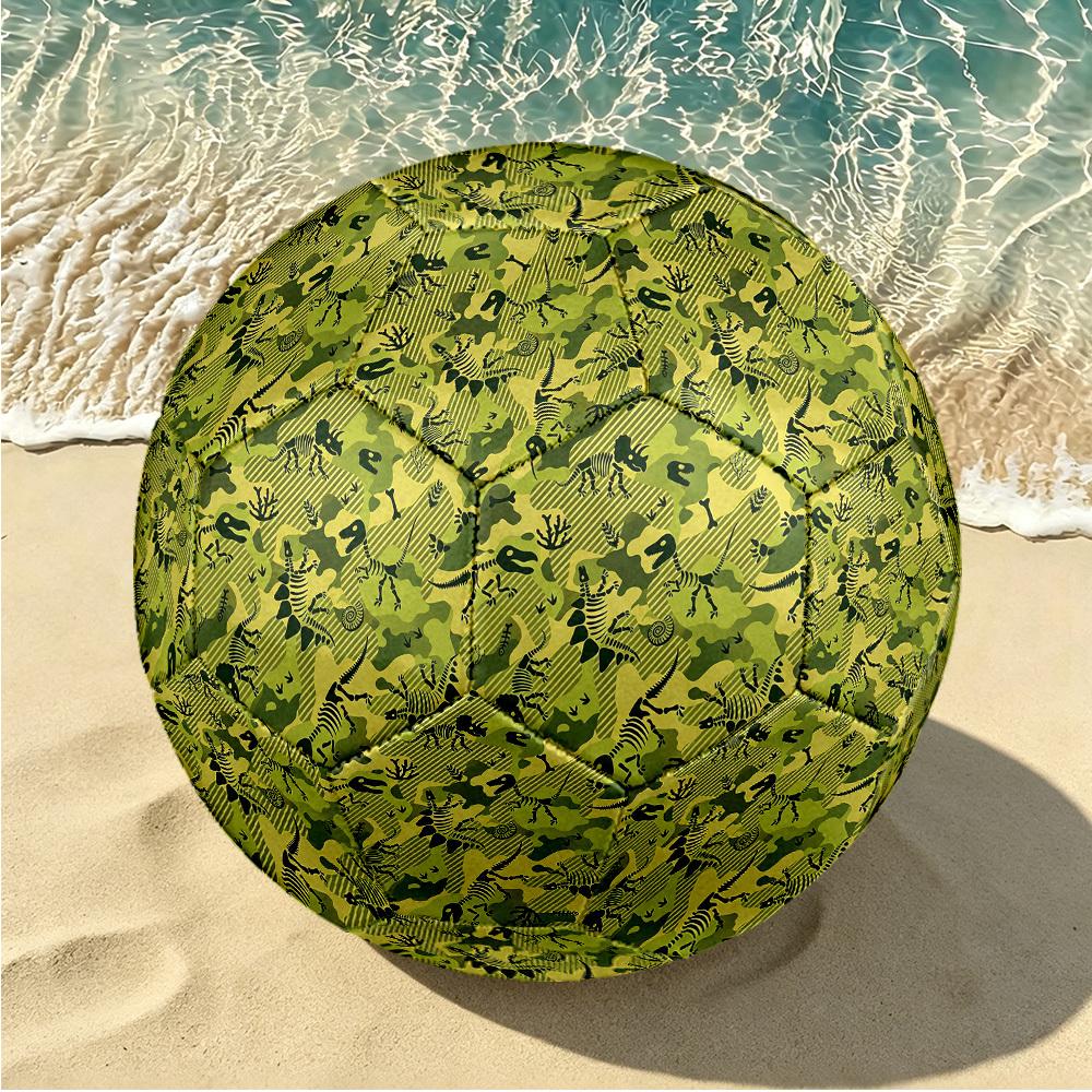 1pc Dinosaur Camouflage Soccer Ball Size 5, Suitable for Practice Matches/Training, Ideal for Indoor and Outdoor Sports. c63020