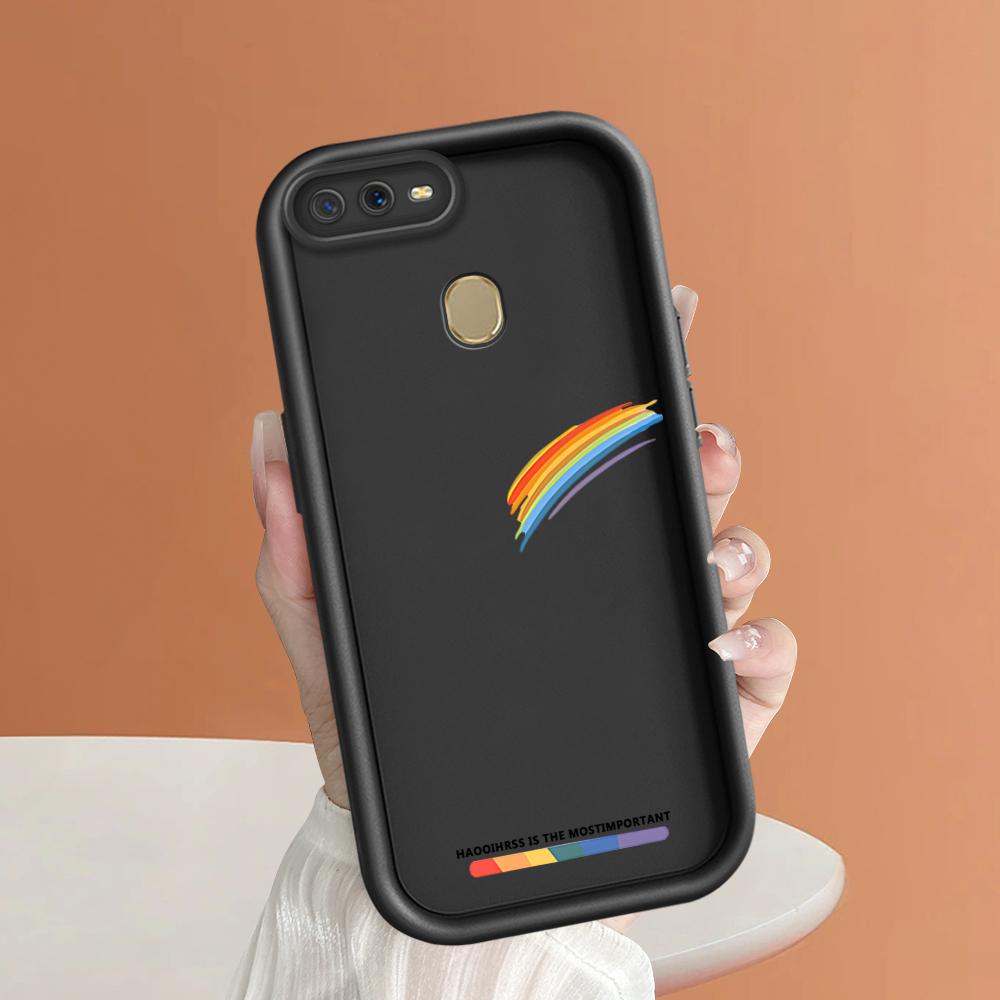 Мягкие силиконовые квадратные лестницы с мультяшным узором, полное покрытие, защита камеры, противоударный чехол для OPPO Reno Realme OnePlus