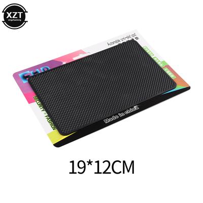 1 шт. черный резиновый противоскользящий коврик для держателя сотового телефона GPS на приборную панель автомобиля 19x12 см/27x15 см коврик для приборной панели/Paa