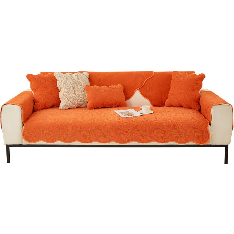 Универсальная подушка для дивана Four Seasons, универсальная нескользящая синель, простой современный чехол для дивана для гостиной, утолщенная ткань