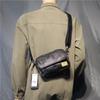 ThreeBox Youth Men's Crossbody Bag - Trendy Japanese Fashion PU Shoulder Bag for Students