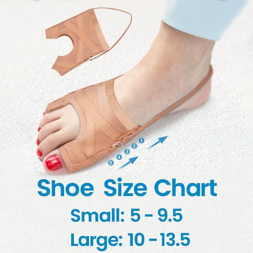 Comfortable Fit Bunion Corrector Adjustable Design Hallux Valgus Corrector  Daily Wear