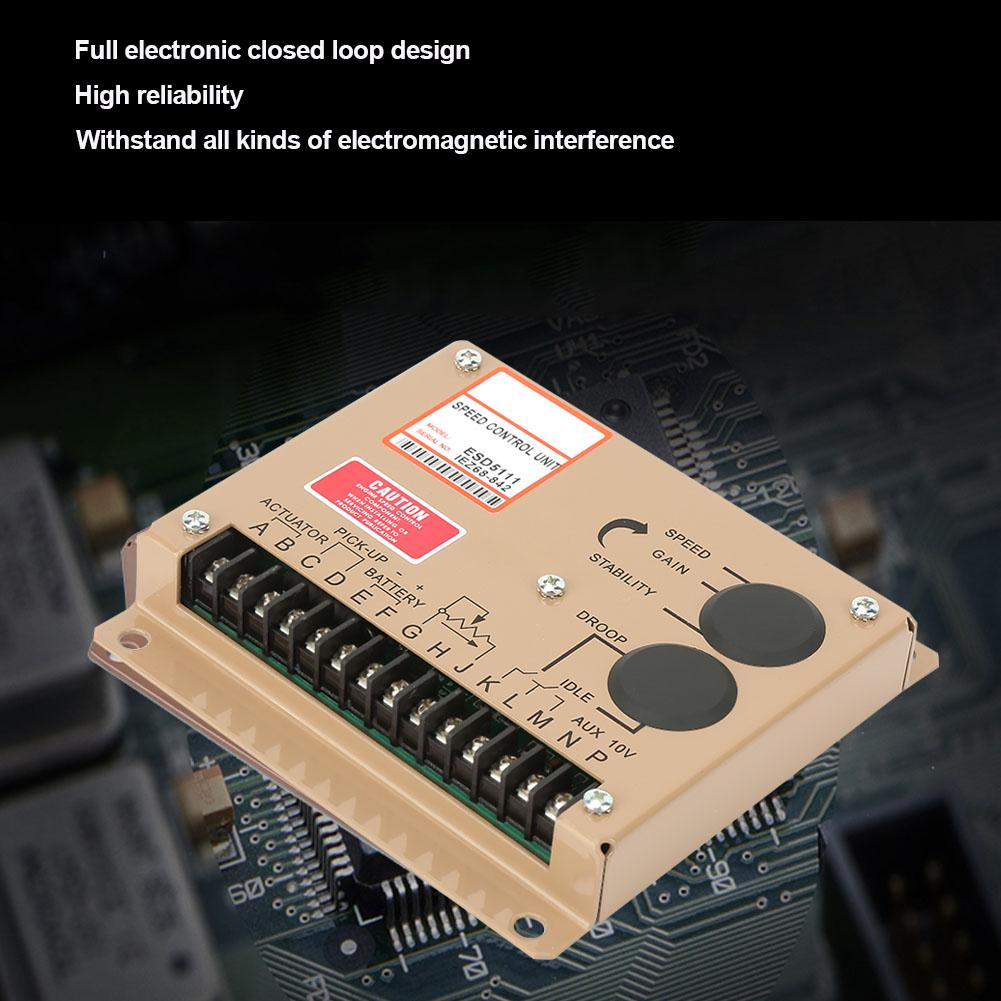 ESD5111 Generator Electronic Engine Speed Controller Adjustable Motor Speed Regulator Board