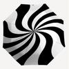 1pc swirl pattern Automatic Open/Close Umbrella with Windproof, 8-Rib Sturdy Canopy, Durable Ribs, Fashionable Design1240A