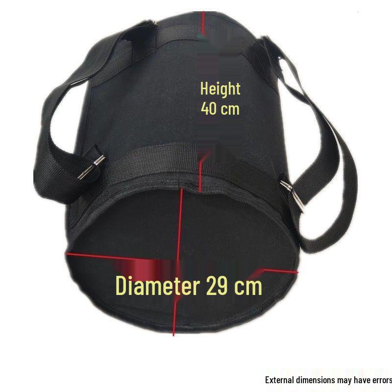 Круглый холщовый рюкзак для работы на ферме и сбора трав