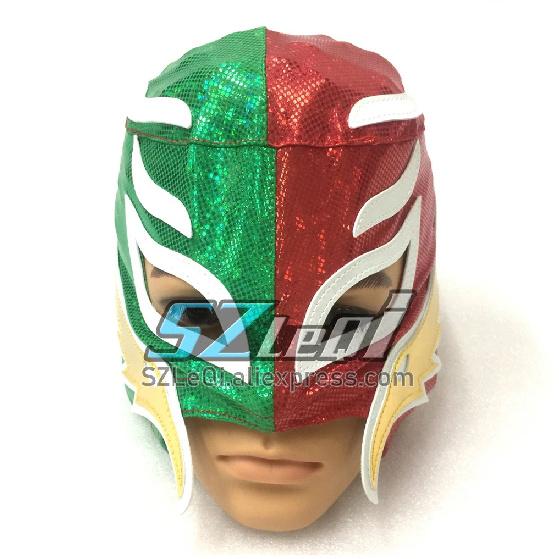 Маска для рестлинга на всю голову для Рея Мистерио, головной убор Lucha Libre, Хэллоуин, страшный косплей, костюм для вечеринки, реквизит для дома с привидениями, маски