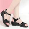 Summer Platform Sandals The New Roman Wedges Shoes for Women Sandals Fashion Heels Women High Quality High Heels 2025