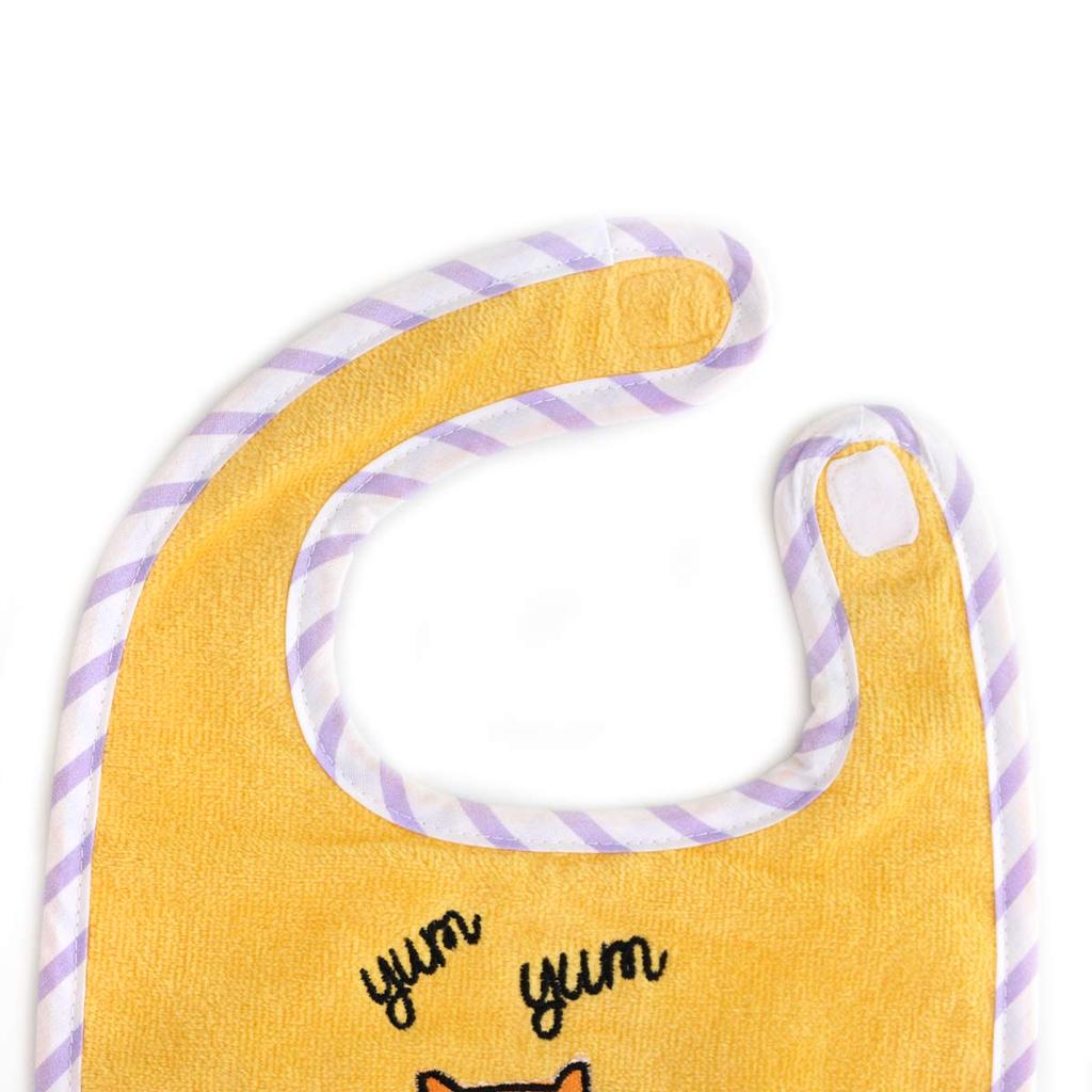 Набор полотенец-слюнявчиков Milk&Moo из 2 штук: Пухлый кот и Сангалоз