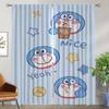 Curtains for Living Room Curtain for Room 2 Panel Doraemones Shades Halloween Decoration Partition Home Interior Curtains Camera